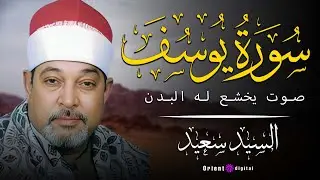 سورة يوسف بتلاوة تقيلة تخليك تعيش كل معنى وتحس بكل آية | الشيخ السيد سعيد ❤️✨