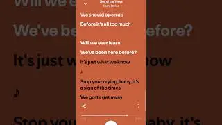 Sign Of The Times - Harry Styles #girlievent #songlyrics #reflection #humanity #cycles