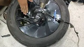 rims wrap of Honda civic