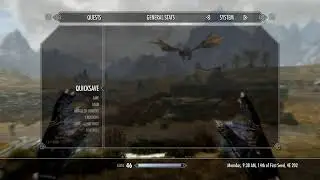 Playing Skyrim survival without music. 05
