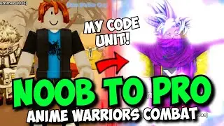 [CODE UNIT] Noob to Pro in Anime Warriors Combat! New Anime Champions/ Anime Fighters! (Day 1)
