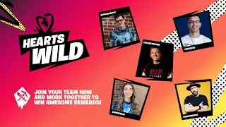 How To Join The HEARTS WILD COMMUNITY BATTLES!  (Pick A Content Creator's Team And Win Prizes!)
