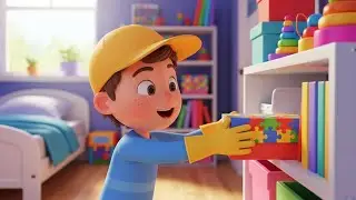 Clean Up Your Toys Song for Kids | Tidy Up Song, Good Habits Baby Songs & Nursery Rhymes 🧸