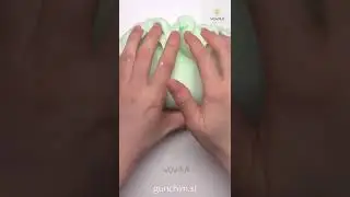 kiwi slime | this is so satisfying | #kiwislime #slime #satisfying #asmrsound