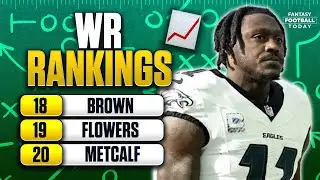 Week 11 WR TIERS! Expectations for AJ Brown, Jameson Williams, Chargers WRs, DK Metcalf & More!