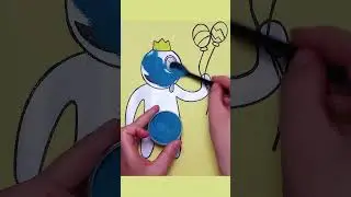 Sand Painting Rainbow Friends Blue, Green, Orange