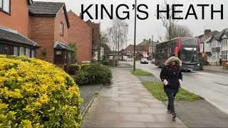 Walking around Birmingham | #24 Kings Heath - Alcester Rd South to Brandwood Rd | England UK 2021