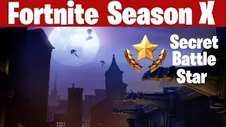 Fortnite Season X COLLECTING Week 8 Hidden Battle Star Location Gotham