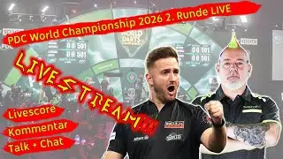 PDC World Championship 2026 2. Runde - LIVE PETER WRIGHT vs. ARNO MERK: Watch Along, Stats