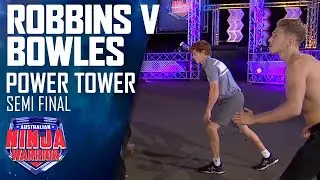 Matthew Bowles and Charlie Robbins face Power Tower | Australian Ninja Warrior 2020