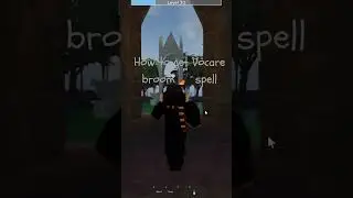 How to get VOCARE BROOM🧹 spell in ROBLOX! (World Of Sorcery [Alpha])  #roblox #spells #harrypotter