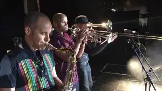 Our top brass section: John, Theo and Chico - Pass The Dutchie