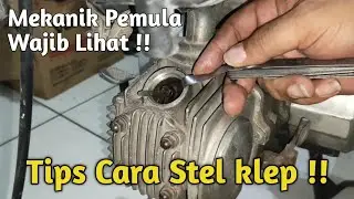 Cara Setel klep Sepeda motor Honda yg Benar !!