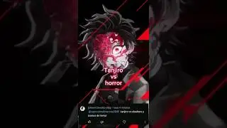 tanjiro vs horror characters  #horrorstory #demonslayer #kimetsunoyaiba #anime #manga