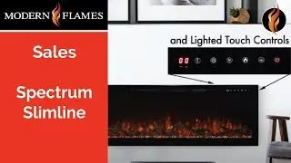 Spectrum Slimline Electric Fireplace - Modern Flames