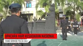 SATBRIMOBDA BALI MELAKSANAKAN UPACARA KESADARAN NASIONAL