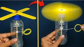 No motor No battery hand fan, Easy bottle fan, best school project ||🥶#diy