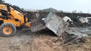 Today full day working in live on jcb3dx working with mechine and stone factory biggest  problem