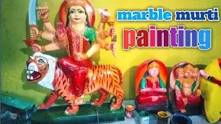 durga mata marble painting || Laxmi mata marble painting || veeru art gallery