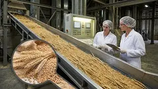 Inside a Modern Wheat Processing Factory