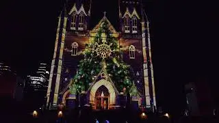 CHRISTMAS LIGHTS AT ST MARY'S CATHEDRAL SYDNEY 2022