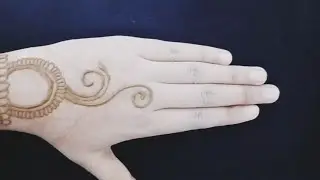 Easy mehndi design for hand |Arabic mehndi design | New mehndi design