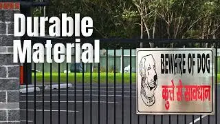 Office And Door Gate Sign Board, Beware Of Dog