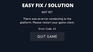 How to fix Valorant Error Code 43