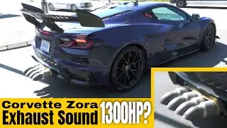 Corvette Zora N&uuml;rburgring Testing With Exhaust Sound
