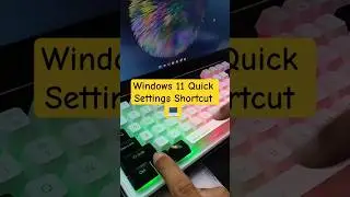 Windows 11 Quick Settings Shortcut 💻 | Instantly Open Action Center