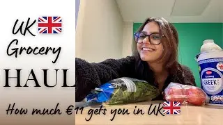 Everything I bought for &pound;11 in the UK| Student Budget Grocery Haul|UK life🇬🇧