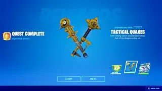How to Unlock FREE Tactical Quaxes Pickaxe! (Bouncy Eggs Locations) Fortnite Season 6