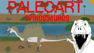 Speedpaint paleoart do spinossauro (repost😭) #paleoarte #memes #dinosaur #funny #paleontology 