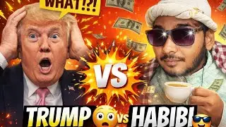 Donald Trump ko Habibi ne seedha pel diya 💀😂 | #vickyheist | comedy podcast interview 