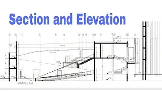 Construction and architecture drawings. Section and Elevation details.