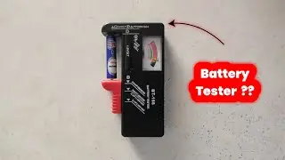 Battery Tester | Universal Battery Tester | AA/AAA/D | Battery Checker Unboxing and Review