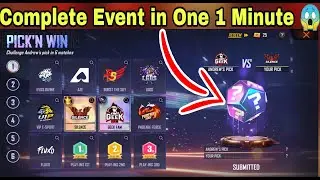 How to Complete Pick and Win Event in FFWS 2021 ||  Pick n Win Event kaise complete karene ?