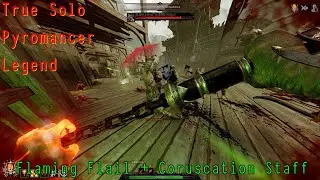 Vermintide 2 | Halescourge | True Solo - Legend [Pyromancer] | Flaming Flail + Coruscation