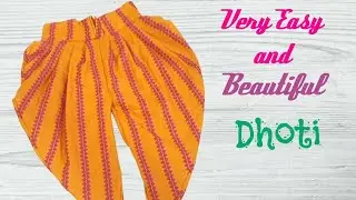 Very Easy and Beautiful Dhoti Pant Cutting and Stitching // Simple Sewing Idea // New Sewing Idea