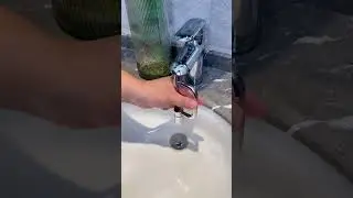 The $10 upgrade your sink has been begging for! #homeimprovement #bathroomfinds