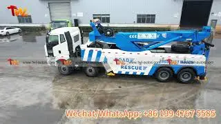 FAW 8x4 Rotating Wrecker Truck | Efficient Rescue, Flexible Rotation, Professional Towing Solution!