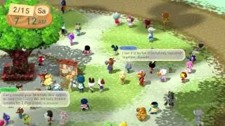 Animal Crossing Plaza Wii U - Funny Dancing Pave