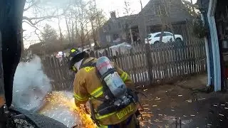 Car Fire - Clinton CT