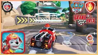PAW Patrol Grand Prix #2 🚒🏁🐶 Marshall Racing in Adventure Bay FHD