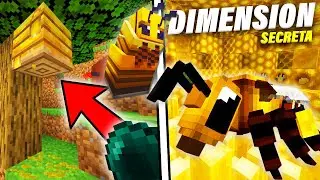 MINECRAFT MODS COMO ENTRAR A UN PANEL DE ABEJAS EN MINECRAFT 🐝 MINECRAFT MOD 1.16.3 DIMENSIONES