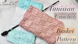 [Afghan Knitting] Basket Pattern