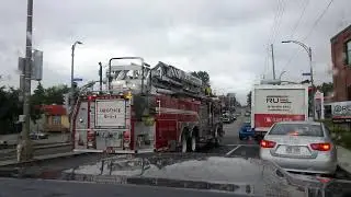 Sherbrooke fire truck 401 responding