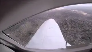 mideast aviation academy - jordan - Fly over had amman with heavy rain