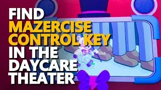 Find Mazercise control key in the Daycare Theater FNAF