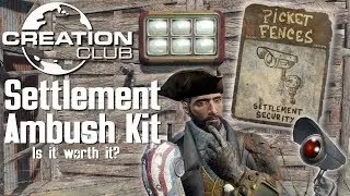 Fallout 4 Creation Club: Settlement Ambush Kit Review/Gameplay (Is it worth $9?)